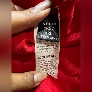 SHEIN Curve Cardigan Womens 4XL Open Front Lightweight Drape Long Sleeve Jacket